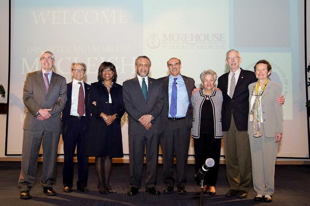 On March 27, 2018, Morehouse School of Medicine (MSM) held its inaugural Drs. Peter and Marlene MacLeish Endowed Lectureship Lectures presented by Nobel Prize winner Martin Chalfie, Ph.D. MSM raised more than $250,000 for the lectureship.