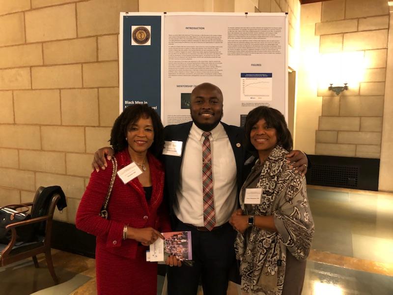 Martin Campbell, Dr. Valerie Montgomery Rice and Dr. Elizabeth Ofili at the National Academy of Sciences
