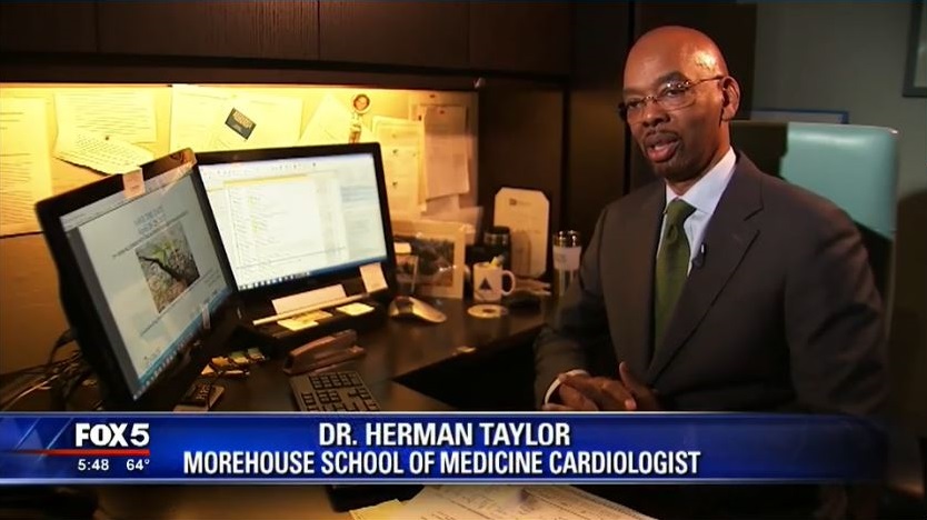 Fox 5 Atlanta interviews Morehouse School of Medicine (MSM)'s Dr. Herman Taylor about his new study on African American health resilience.
