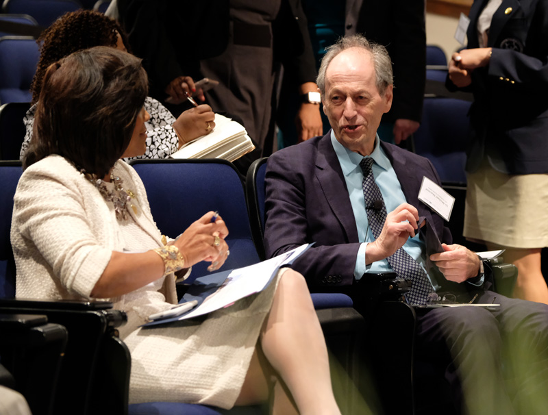 Dr. Valerie Montgomery Rice and Sir Michael Marmot