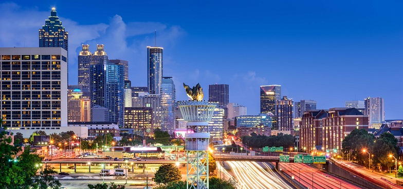 Atlanta city skyline