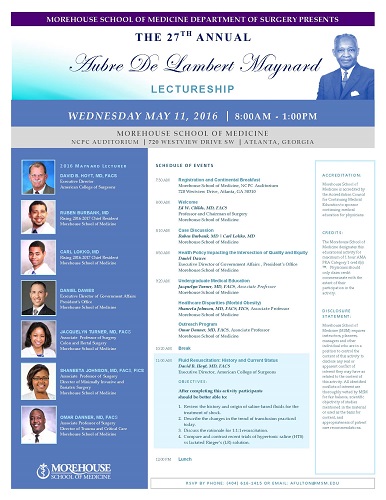 Lambert Lectureship Flyer