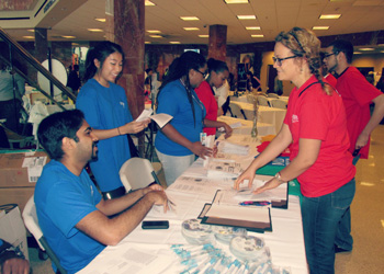 A group involved in an event