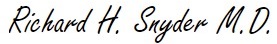 Richard Snyder Signature