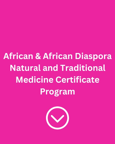 African & African Diaspora Natural and Traditional Medicine 