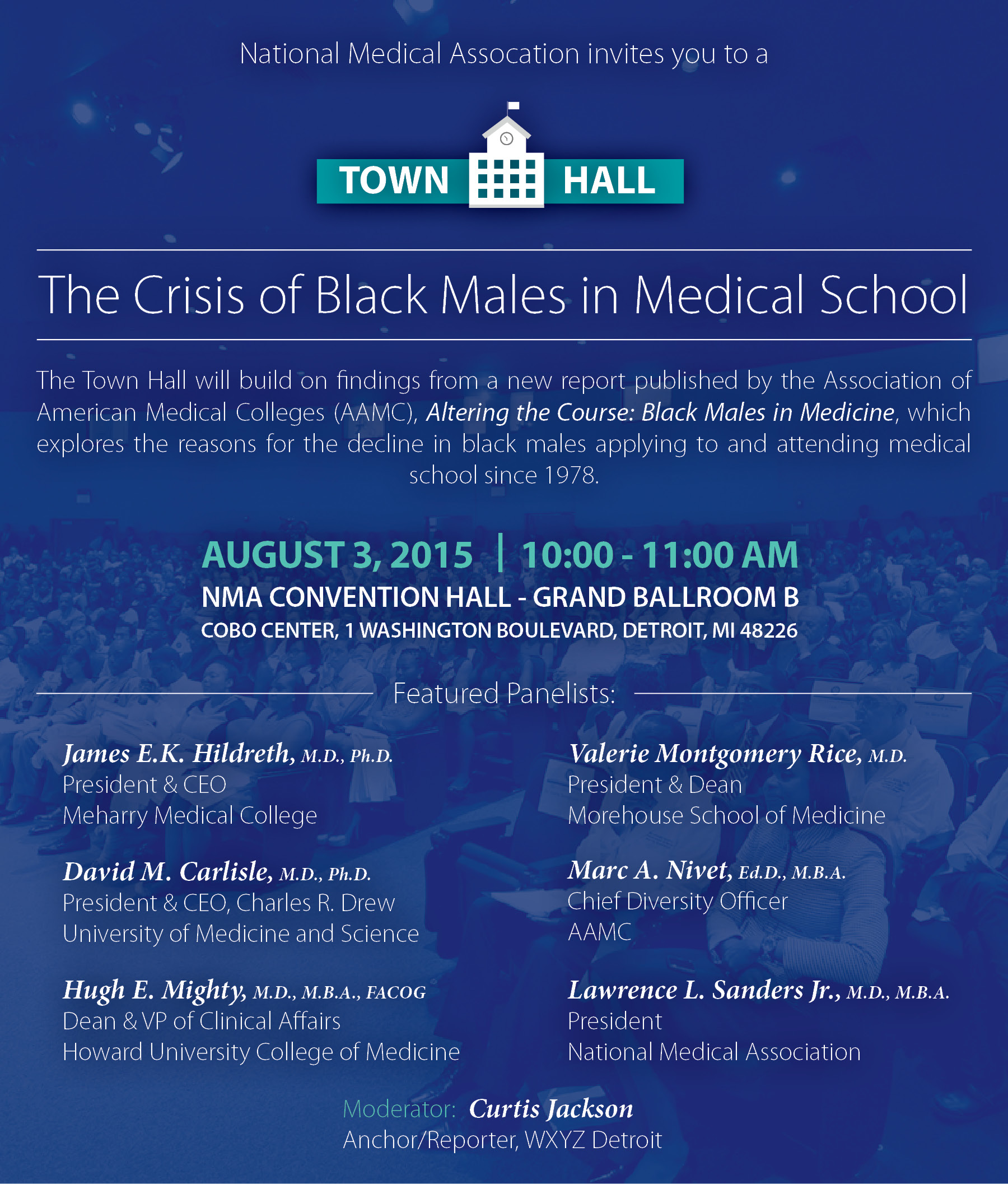 NMA Town Hall Black Males in Medicine Invite