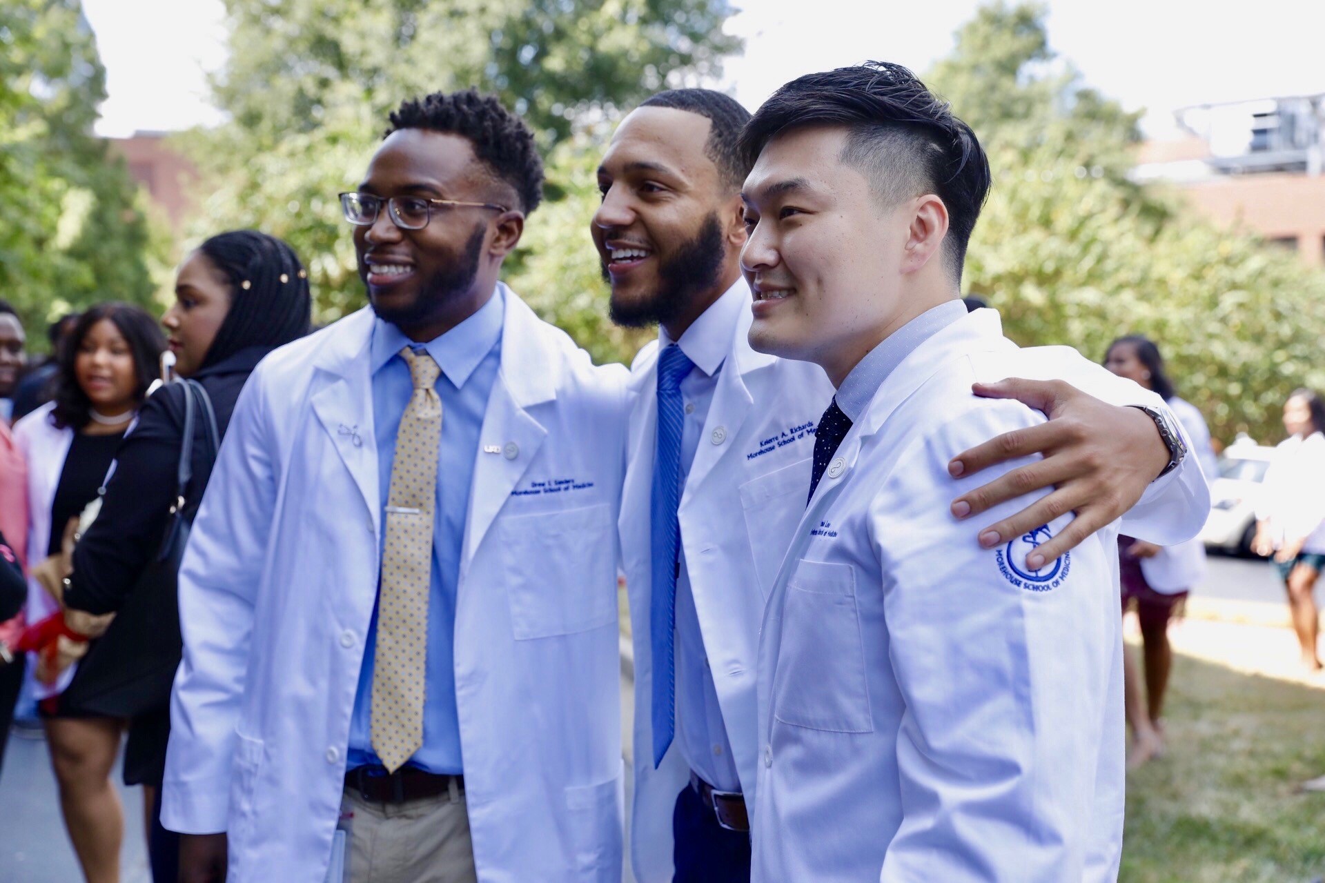 Men in white coats