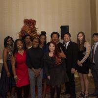 A group at the holiday party