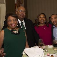 A group at the holiday party