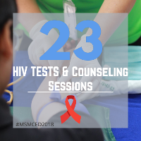 23 HIV Tests and Counseling Sessions