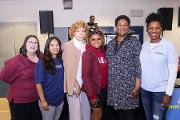 (L-R) Adrianne Proeller (MSM), Dr. Natalie Hernandez (MSM), Ms. Anne Phillips (Living Wills Workshop), Ms. Park Cannon (GA House of Representatives), Ms. Felisha Moore (Atlanta City Council), and Dr. Tabia Akintobi (MSM)