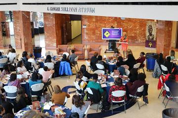 Attendees listen the speakers at The InsideOut Luncheon