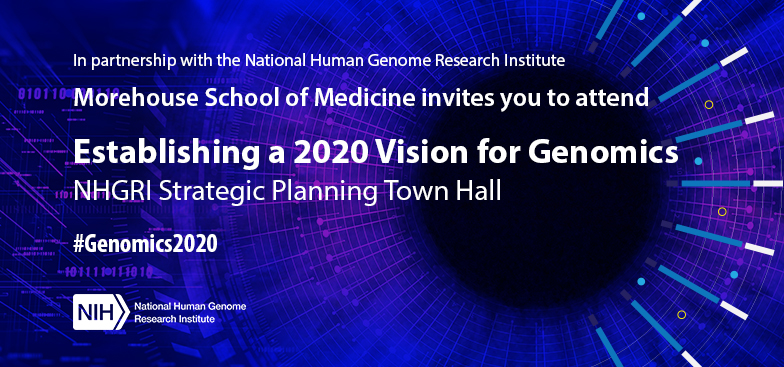 #Genomics2020 Strategic Planning Community Town Hall