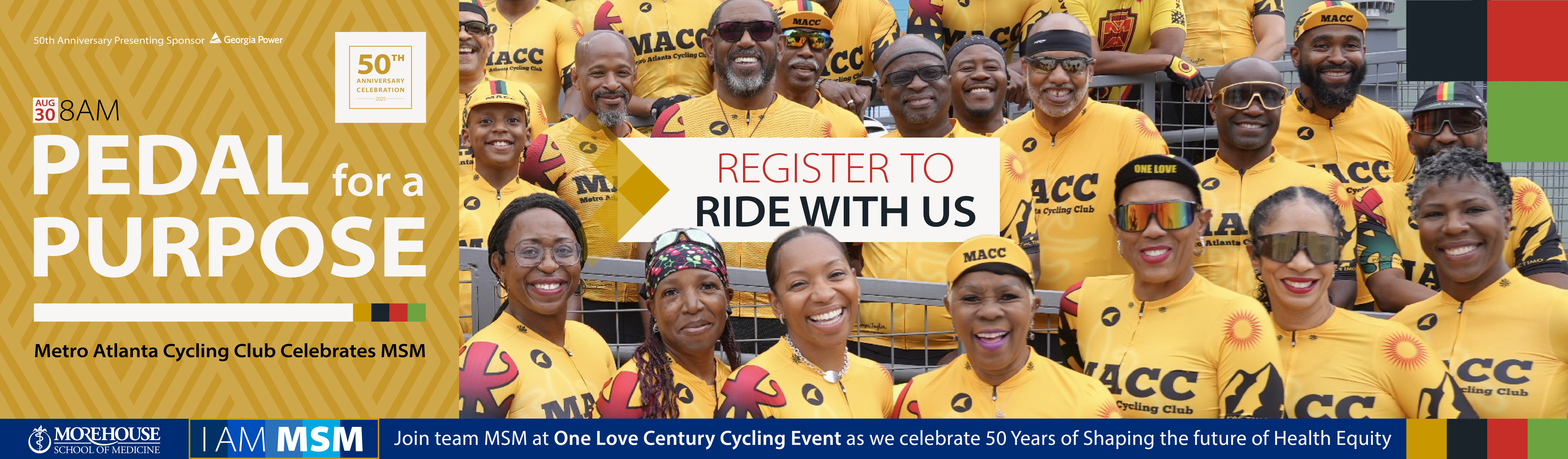 Pedal for a Purpose Bicycling Event